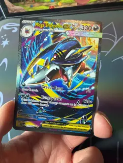 Mega Sharpedo EX - 127/094 - Phantasmal Flames - Pokemon TCG Card NM SIR - Image 4