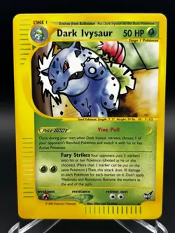 2003 DARK IVYSAUR #6 Promo Pokemon Card WOTC BEST OF GAME Rare - Image 1