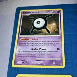 Pokemon Unown U, X, A, T Card Lot - DP Series (4 Cards) (READ DESC) - Image 3