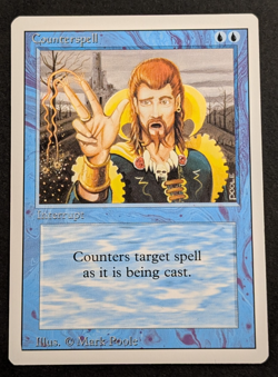MTG Card - 1x Counterspell - Revised (3rd) Edition - NM/LP - Vintage, Magic 1994 - Image 1