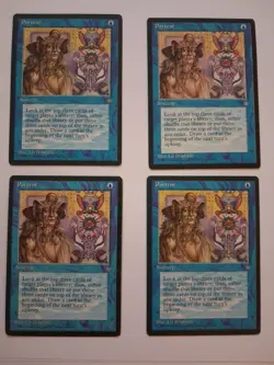 4x Portent MP/HP MTG Ice Age Magic the Gathering - Image 1