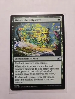 Meltstrider's Resolve - Edge of Eternities - NM - MTG Magic - Uncommon - Enchant - Image 1