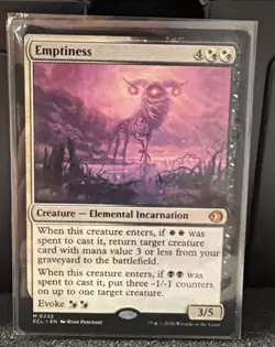 Emptiness - Lorwyn Eclipsed - MtG- NM - Image 1
