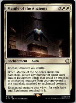 Mantle of the Ancients R PIP #165 LP MTG Magic - Image 1