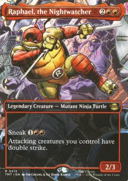 Raphael, the Nightwatcher (Borderless) R Teenage Mutant Ninja Turtles 213 NM - Image 1