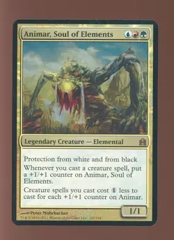 MTG Magic ANIMAR SOUL OF ELEMENTS Jumbo Oversized Commander 💎 - Image 1
