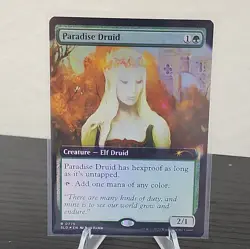 2023 MTG Magic the Gathering SLD Secret Lair Drop Foil #775 Paradise Druid - Image 1