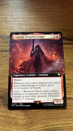 Vincent, Vengeful Atoner (Extended Art) - Commander: FINAL FANTASY (FIC) (157) - Image 1