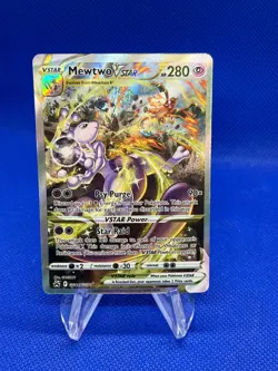 Pokemon Crown Zenith Galarian Gallery Mewtwo VSTAR GG44/GG70 Alternate Alt Art - Image 1