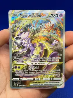 Pokemon Crown Zenith Galarian Gallery Mewtwo VSTAR GG44/GG70 Alternate Alt Art - Image 2