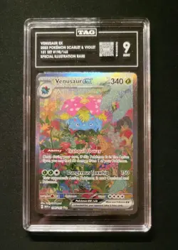 TAG 9 2023 Pokemon 151 MEW 198/165 Venusaur ex SIR #198 Mint - Image 5