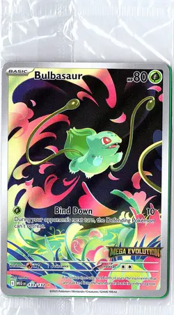 Bulbasaur 133/132 Mega Evolutions Illustration Rare - NM Sealed Pokemon TCG - Image 1