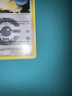 Snorlax 15/112 Holo Rare FireRed & LeafGreen Pokemon Reverse Holo SWIRL! - Image 4