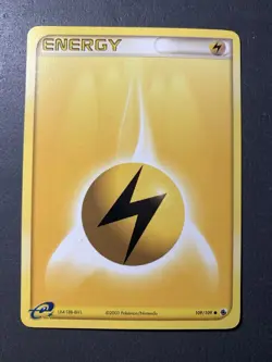Lightning Energy 109/109 | Ruby & Sapphire 2003 | Pokemon TCG | Vintage | NM - Image 1