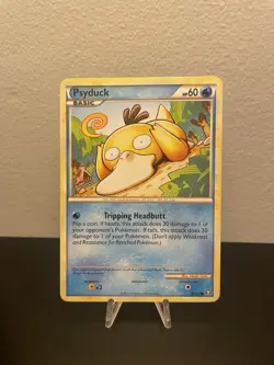 2010 Pokemon TCG HGSS Triumphant Psyduck Regular Non-holo 74/102 LP/NM - Image 1