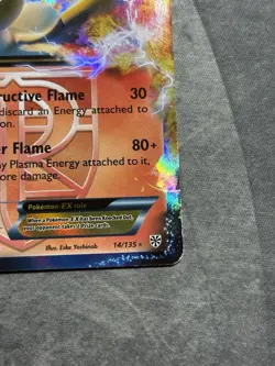 Pokemon Moltres EX TCG Team Plasma 14/135 Plasma Storm Ultra Rare MP - Image 4