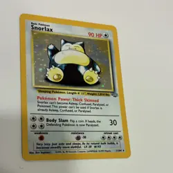 Pokemon TCG LOT of 2 Snorlax Jungle Rare HOLO/BASE 11/64 27/64 1999 PLEASE READ - Image 2