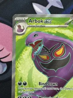Arbok ex 185/165 Rare Full Art Pokemon Scarlet & Violet 151 NEAR MINT NM - Image 2
