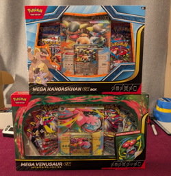 Pokemon Mega Venusaur ex Premium Collection Box + Mega Kangaskhan ex Box Sealed - Image 1