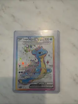 Lapras ex 158/142 Stellar Crown Ultra Rare Full Art Pokemon - Image 1