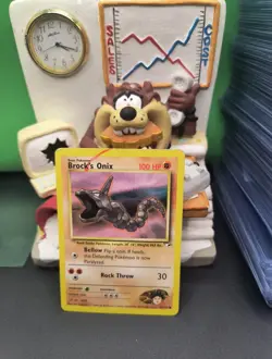 Brock's Onix 69/132 Gym Heroes Unlimited WotC 2000 Vintage Pokemon TCG - Image 1