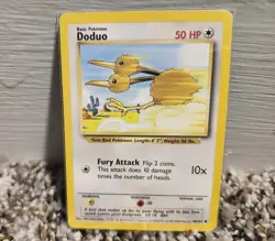 Pokemon TCG Doduo 48/102 Base Set Regular Common WOTC 1999 MP - Image 1