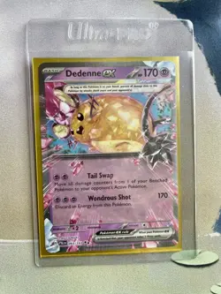 Dedenne ex 093/193 Double Rare Paldea Evolved Pokemon TCG Never Played - Image 4