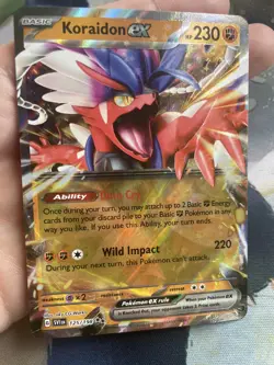 Pokemon TCG : SV SCARLET & VIOLET KORAIDON ex 125/198 ULTRA RARE Never Played - Image 2
