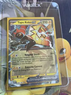 Tapu Koko ex Double Rare Pokemon TCG Paradox Rift 068/182 - Image 5