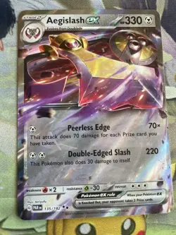 Aegislash ex #135 Double Rare -Pokemon Paradox Rift Never Played - Image 1