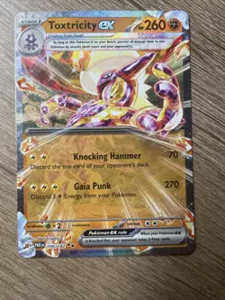 Toxtricity ex 100/182 (Double Rare) Paradox Rift Near Mint Pokemon TCG - Image 1