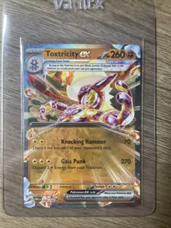 Toxtricity ex 100/182 (Double Rare) Paradox Rift Near Mint Pokemon TCG - Image 3