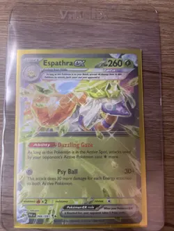Espathra ex 006/091 Ultra Rare Pokemon TCG Scarlet & Violet Paldean Fates NP - Image 3