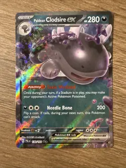 Pokemon Paldean Clodsire ex 130/193 Paldea Evolved Scarlet & Violet Double Rare - Image 1