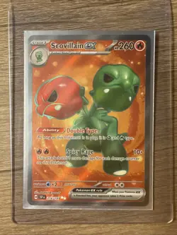 Pokemon TCG - Scovillain ex 216/191 Sv08: Surging Sparks Holo Full Art NP - Image 3