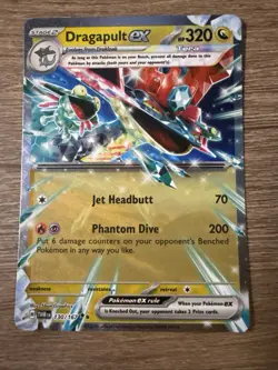 Pokemon TCG Dragapult ex Scarlet & Violet-Twilight Masquerade 130/167 Holo-NP - Image 1