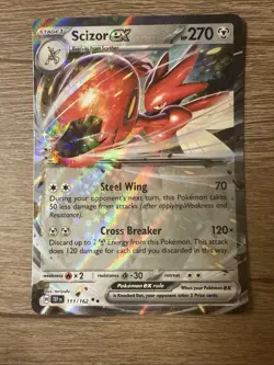 Pokemon TCG Scizor ex 111/162 Temporal Forces Double Rare Never Played - Image 1