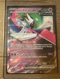 Iron Valiant ex 089/182 - Paradox Rift - Pokemon TCG - Double Rare Never Played - Image 3