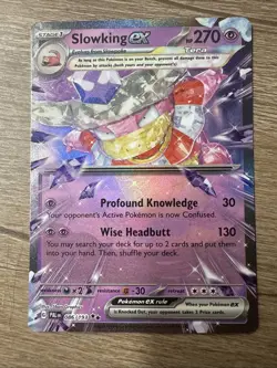 Pokemon Slowking ex 086/193 Paldea Evolved Scarlet & Violet Double Rare NP - Image 1