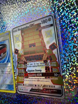 Pokemon TCG Hidden Fates: Shiny Vault Rare Shiny SV74/SV94 Stakataka GX - Image 3