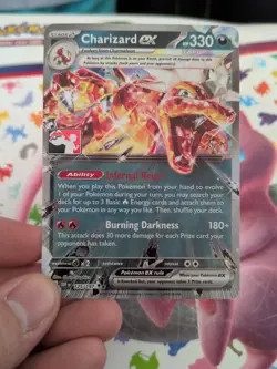 125/197 Charizard ex Prize Pack Series Stamped Play Pokemon TCG Obsidian Flames - Image 2