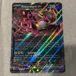 Pokemon Fezandipity ex 142/217 Ascending Heroes English NM Pack To Sleeve Pulled - Image 4