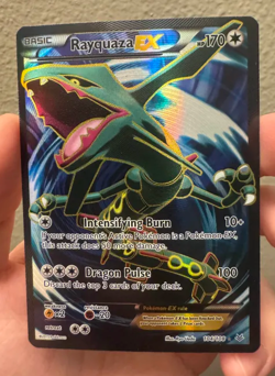 Pokemon TCG Rayquaza EX Full Art XY Roaring Skies 104/108 - Image 1