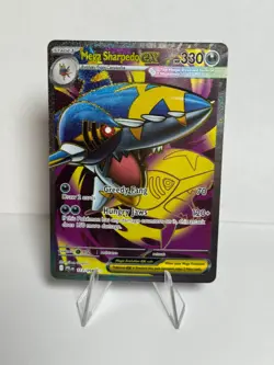 2025 Pokemon Phantasmal Flames PFL EN Mega Sharpedo ex Ultra Rare #113/094 - Image 1