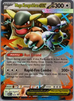 MEGA KANGASKHAN EX 025 PROMO MEGA EVOLUTIONS POKEMON NM - Image 1