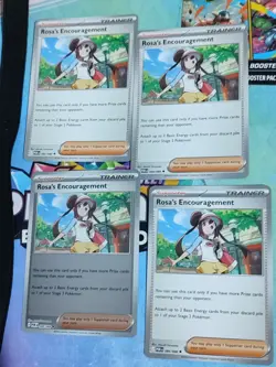 4x Rosa's Encouragement 084/088 x4 - NM Perfect Order Pokemon Playset ME03 - Image 1