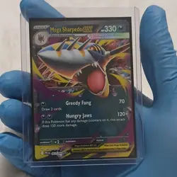 Pokemon Mega Sharpedo EX 061/094 Me02 Phantasmal Flames Double Rare Holo 330 HP - Image 3