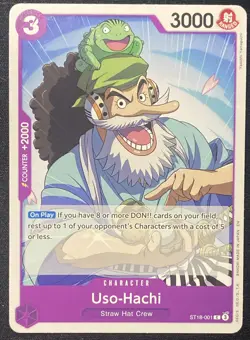 One Piece - 1x Uso-Hachi (ST18-001) - Premium Booster PRB02 Reprint - English - Image 1