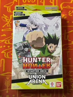 UNION ARENA TCG HUNTER X HUNTER STARTER DECK UE02ST NEW/SEALED US IMPORT - Image 1