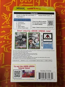 UNION ARENA TCG HUNTER X HUNTER STARTER DECK UE02ST NEW/SEALED US IMPORT - Image 2